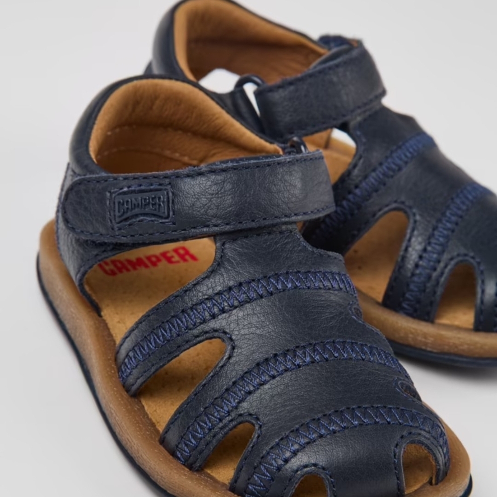 Camper Navy Blue Kids Sandals
